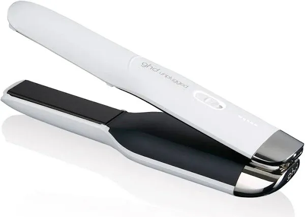 GHD Unplugged Cordless Styler - White by GHD for Unisex - 1 Inch Flat 