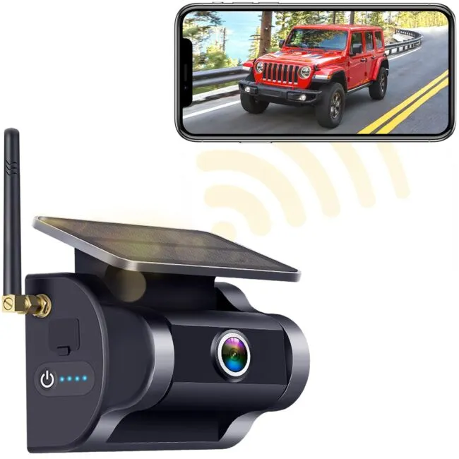 Solar Wireless Backup Camera