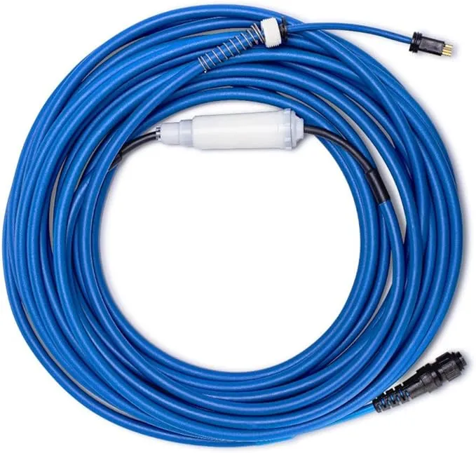 Dolphin Genuine Replacement Part — Durable 60 FT Blue Cable with Swivel for Tangle-Free Operation — Part Number 9995872-DIY9995862-DIY