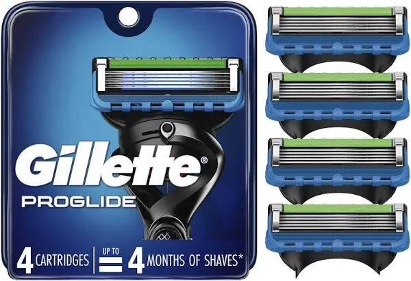 Gillette 50101-1 Fusion Proglide Mens Refill Cartridge Blades - 8 Count