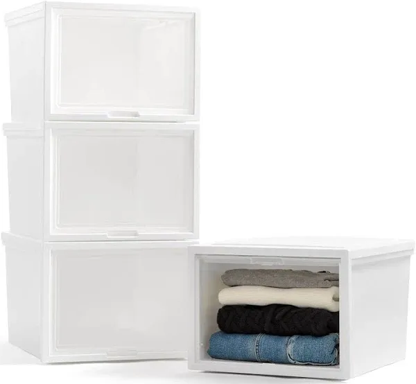 IRIS USA 42 Qt. Stackable Storage System