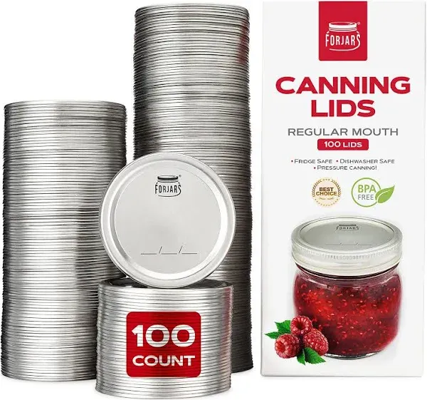 ForJars Canning Lids Regular Mouth 100 ct