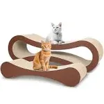 FluffyDream 2 in 1 Cat Scratcher Cardboard for Indoor Cat Furniture Protector XL