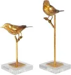 Uttermost Passerines Bird Sculptures (Set of 2)