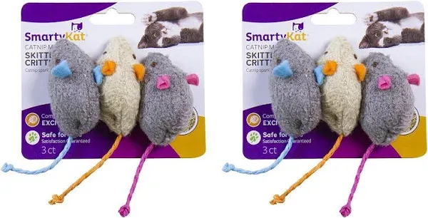 SmartyKat Skitter Critters Catnip Cat Toys (1.4 oz)