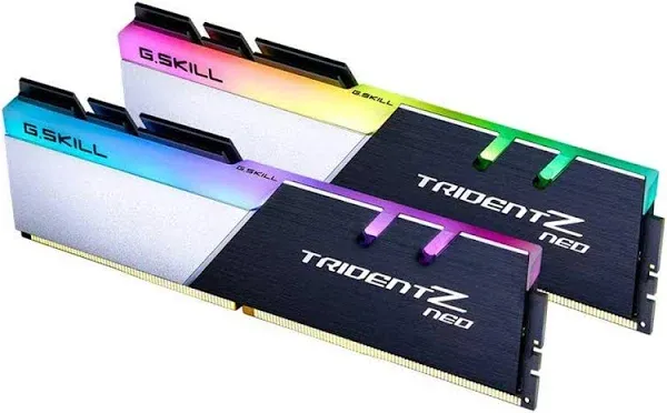 G.SKILL Trident Z Neo Series 64GB (2 x 32GB) 288-Pin PC RAM DDR4 3600 (PC4 28800) Desktop Memory Model F4-3600C16D-64GTZN