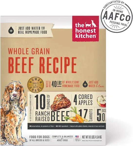 The Honest Kitchen Dehydrated Whole Grain Beef Dog Food