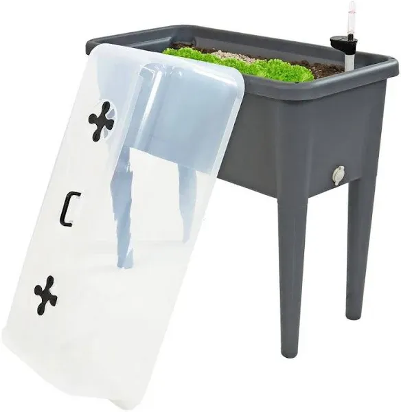 Sunnydaze Self-Watering Raised Garden Bed with Cover