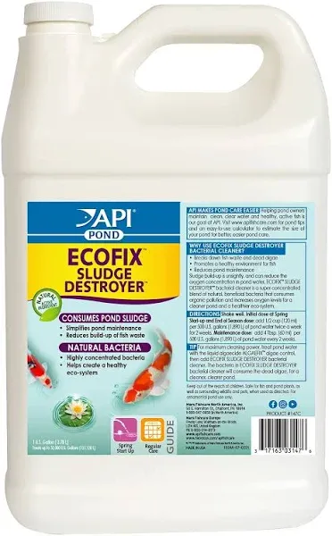 API Pond Ecofix Sludge Destroyer Consumes Pond Sludge, 16 oz