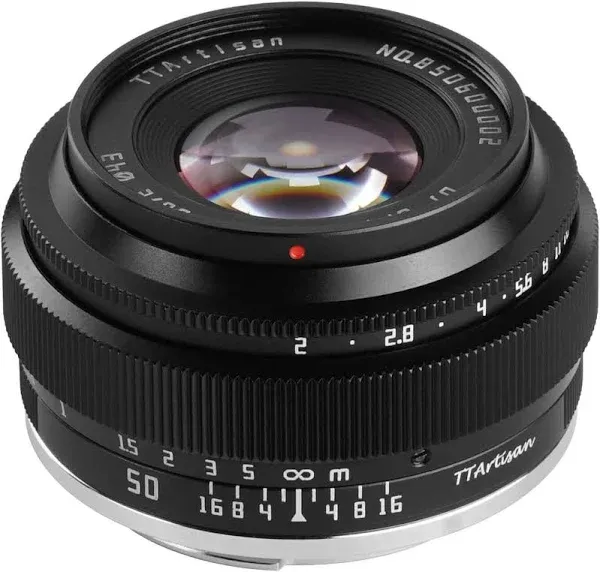 TTArtisan 50mm f/2 Lens for Nikon Z