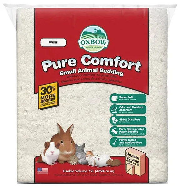 Oxbow Pure Comfort Small Animal Bedding, White