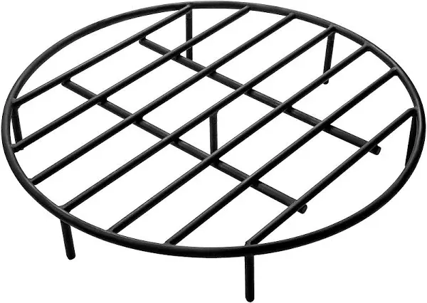 Vevor Fire Pit Grate, Heavy Duty Iron Round Firewood Grate, 19" Round Wood Fire