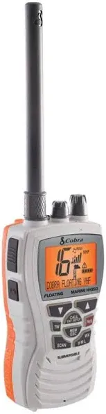 Cobra MR HH350W FLT 6 Watt Floating VHF Marine Radio White