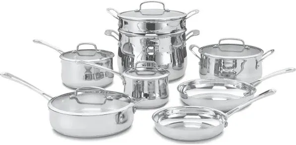 Cuisinart 13 Piece Contour Stainless Steel Cookware Set