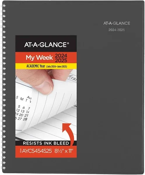 AT-A-GLANCE DayMinder Academic Weekly/Monthly Planner