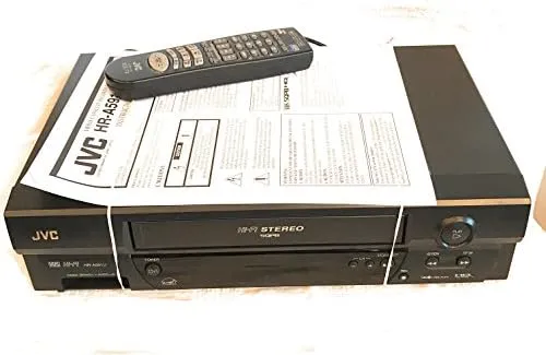 JVC HR-A591U VCR VHS Player Recorder Hi-Fi 4 Head Clean Tested Working NO Remote