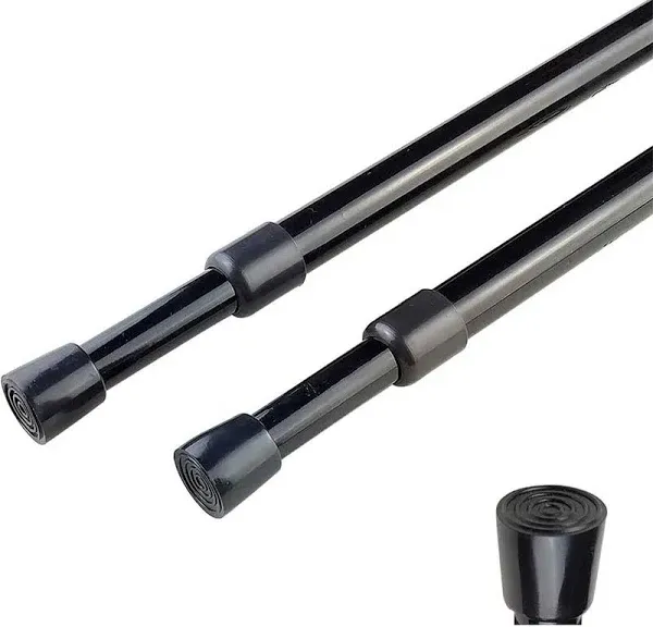 2pcs Spring Tension Curtain Rod