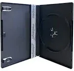 STANDARD Black Single DVD Cases 14MM (Machinable Quality) Lot