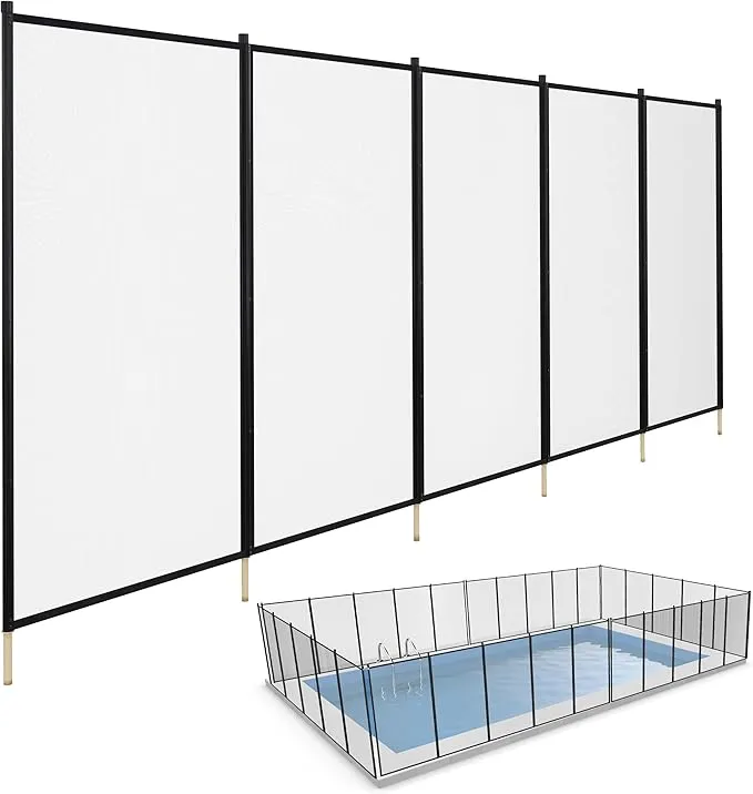 ALLSAFE 4Ft x 15Ft Swimming Pool Child and Pet Safety Fence