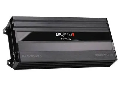 MB Quart FA2-2000.1 Formula 2000 Watt 1 Ohm Stable Mono Car Audio Amplifier