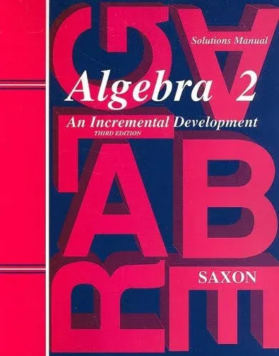 Algebra 2: Solutions Manual By Brian E Rice (Paperback)