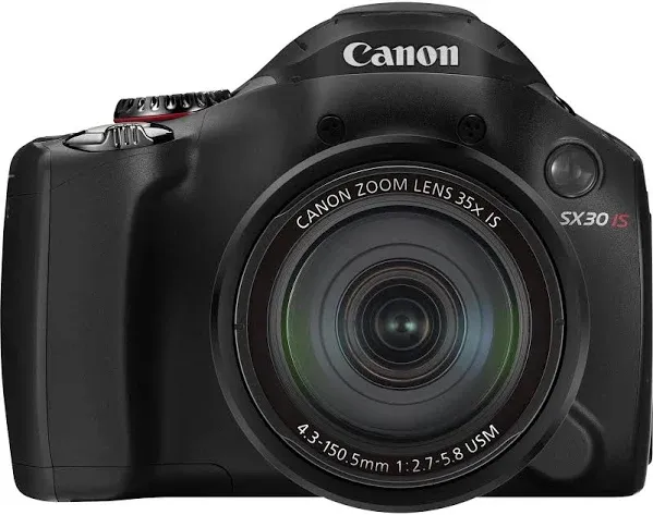 Canon PowerShot SX30 IS 14.1MP Digital Camera w/ Charger Cord Etc, WON&#039;T TURN ON