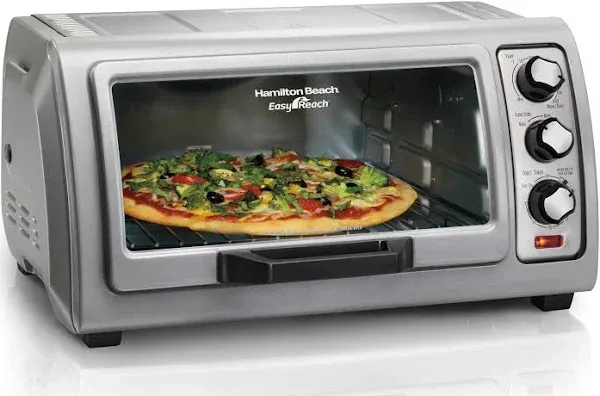 Hamilton Beach 6 Slice Easy Reach Toaster Oven