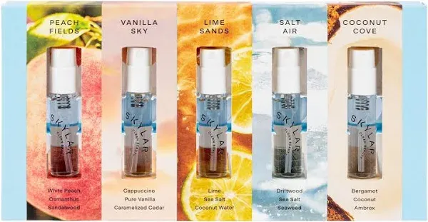 Perfume Discovery spray Sampler Set - Peach Fields, Vanilla Sky, Lime Sands, ...