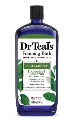 Dr Teal's Foaming Bath with Eucalyptus & Spearmint