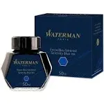 Waterman Fountain Pen Ink, Serenity Blue, 50ml Bottle