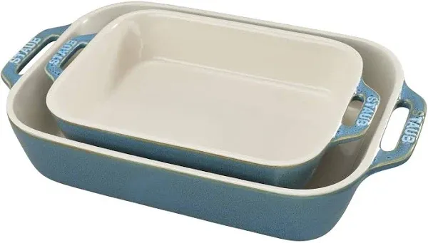 Staub 2-Piece Rectangular Baking Dish Set