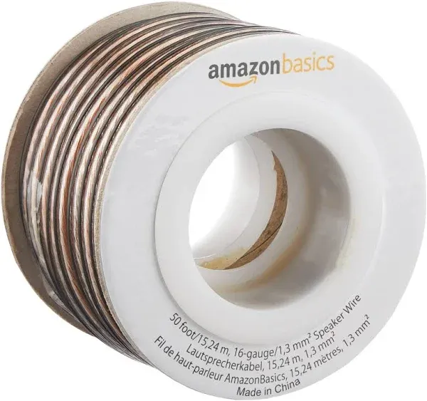 16-Gauge Speaker Wire Cable, 100 Feet, Bronze