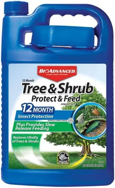 BioAdvanced Tree & Shrub Protect & Feed Concentrate, 1 Gallon