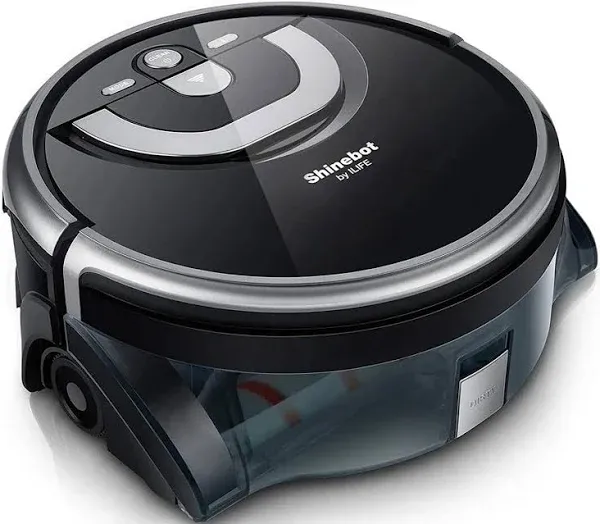 ILIFE W400 Floor Washing Mop Robot - Black and Silver - FOR PARTS