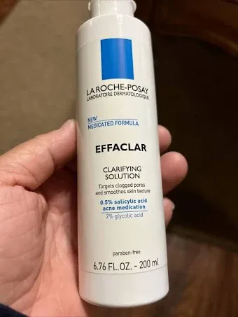 La Roche-Posay Effaclar Clarifying Solution Acne Toner with Salicylic Acid 