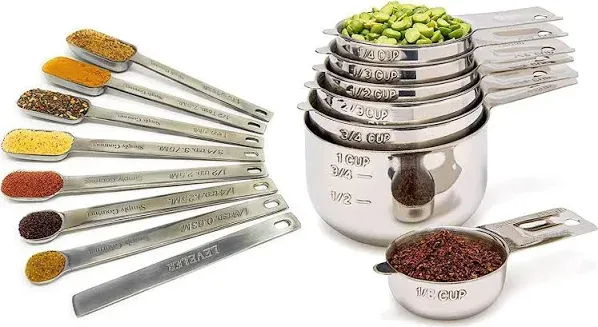 Simply Gourmet Measuring Cups and Spoons Set of 15