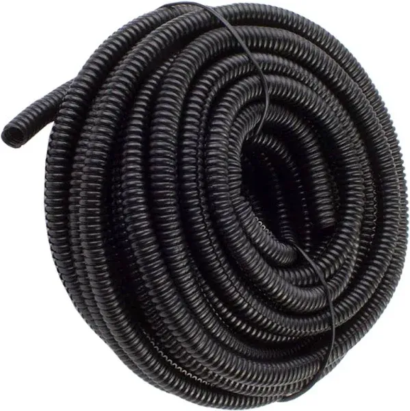 Split Wire Loom Conduit Polyethylene Tubing Black Color Sleeve Tube