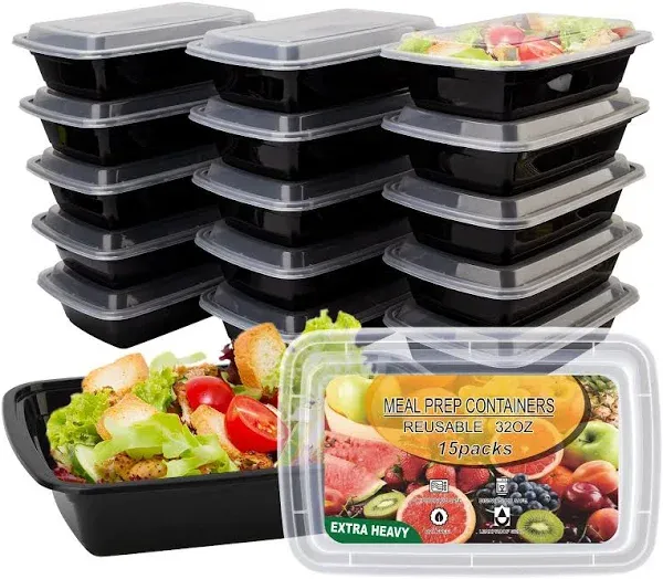 WUHUIXOZ Meal Prep Container 50 Pack 32 oz Food Storage Containers