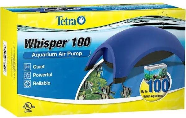 Tetra Whisper Air Pump 40-60 Gallon Provides Dependable Airflow To Your Aquarium