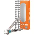 KOHM Nail Clippers for Thick Nails Heavy Duty Wide Mouth Professional Fingernail and Toenail Clippers for Men