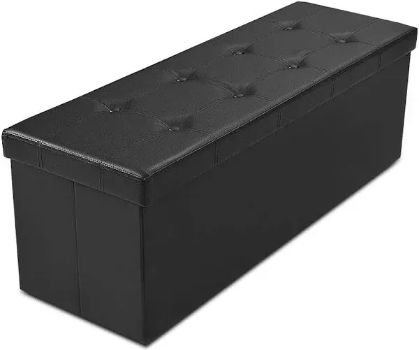 SafePlus Folding Storage Ottoman Bench