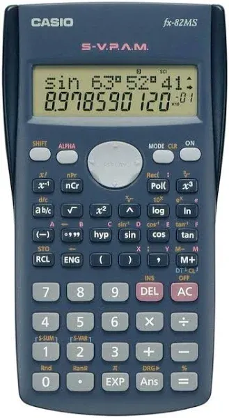 Casio FX-82MS 2-Line Display Scientific Calculator