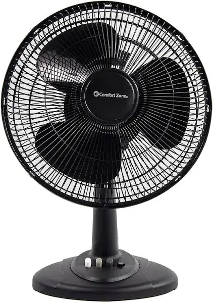 Comfort Zone Oscillating Table Fan