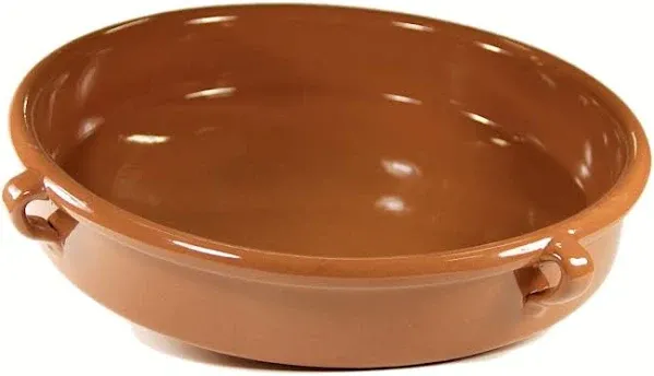 Peregrino Terra Cotta Cazuela Dish, Round - 15 inch / 24 Cups