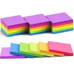 24 Pack Sticky Notes 3x3 in Post Bright Stickies Colorful Super Sticking Power Memo Pads