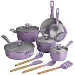 Tramontina 14 Piece Ceramic Cookware Set (Purple)