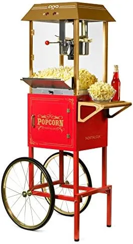 Nostalgia 59" Vintage Popcorn Cart