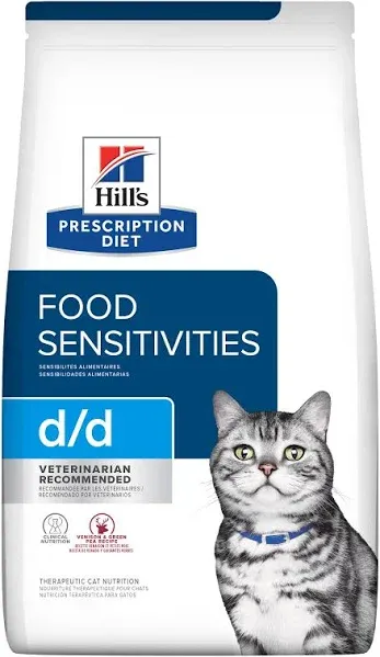 3.5 lb Bag d/d Skin/Food Sensitivities Venison &amp; Green Pea Dry Cat Food