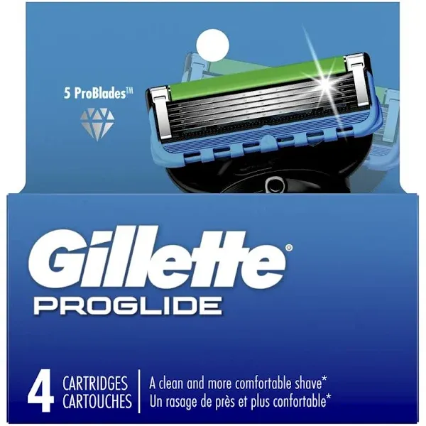 Gillette Fusion ProGlide Power Cartridges - 4 Count 2 Damage Box