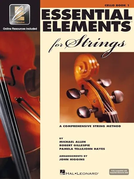 Essential Elements for Strings Cello Book 1 Beginner Method Lessons Online Media